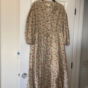 Trovata Birds of Paradis Floral Dress Worn Once Medium